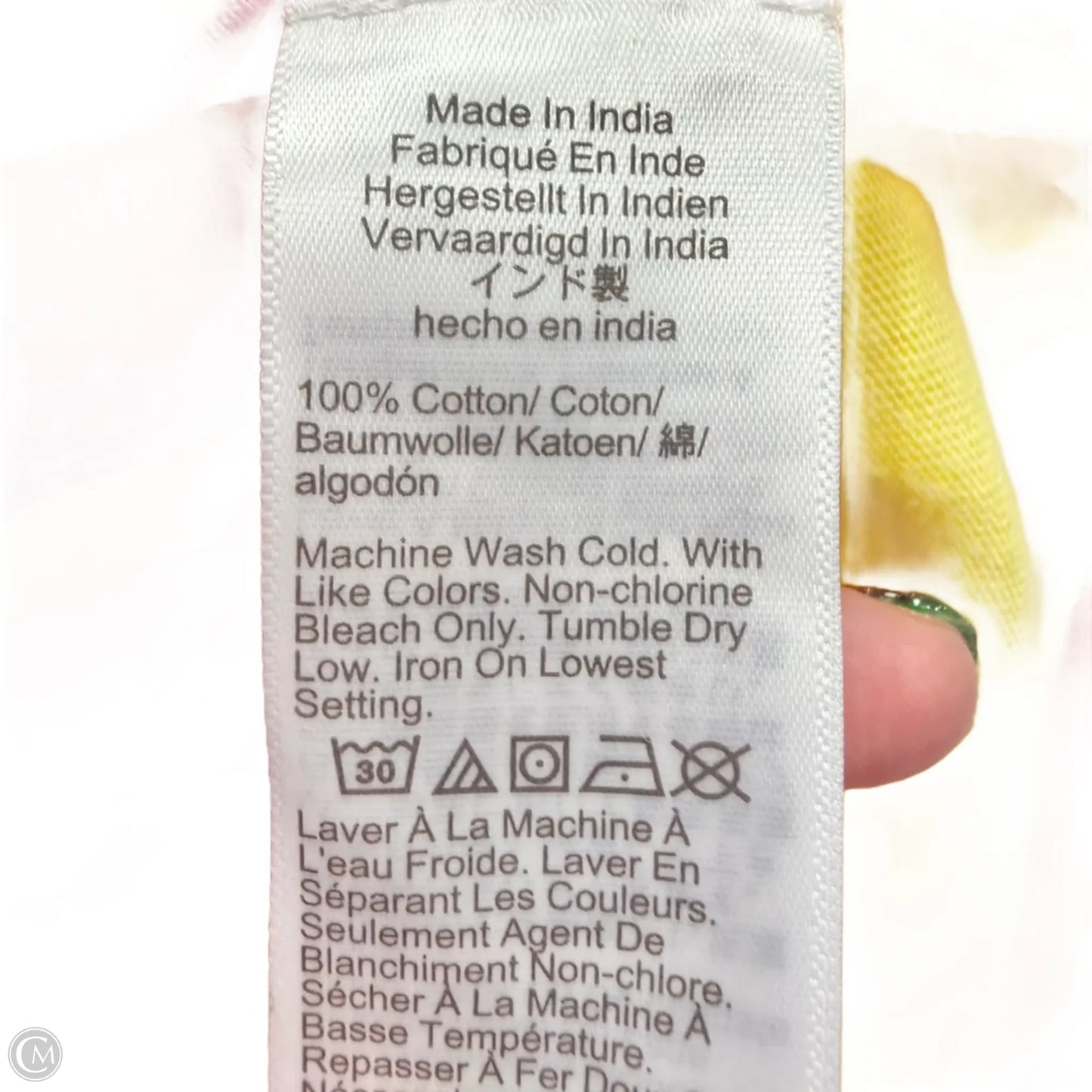 Sweatshirt Collar By J. Crew In Pink & Yellow, Size: Xl