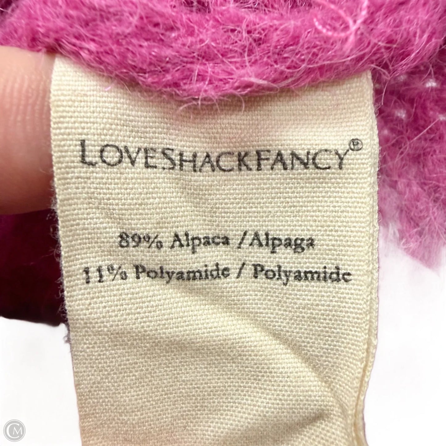 Sweater By Loveshackfancy In Pink, Size: L