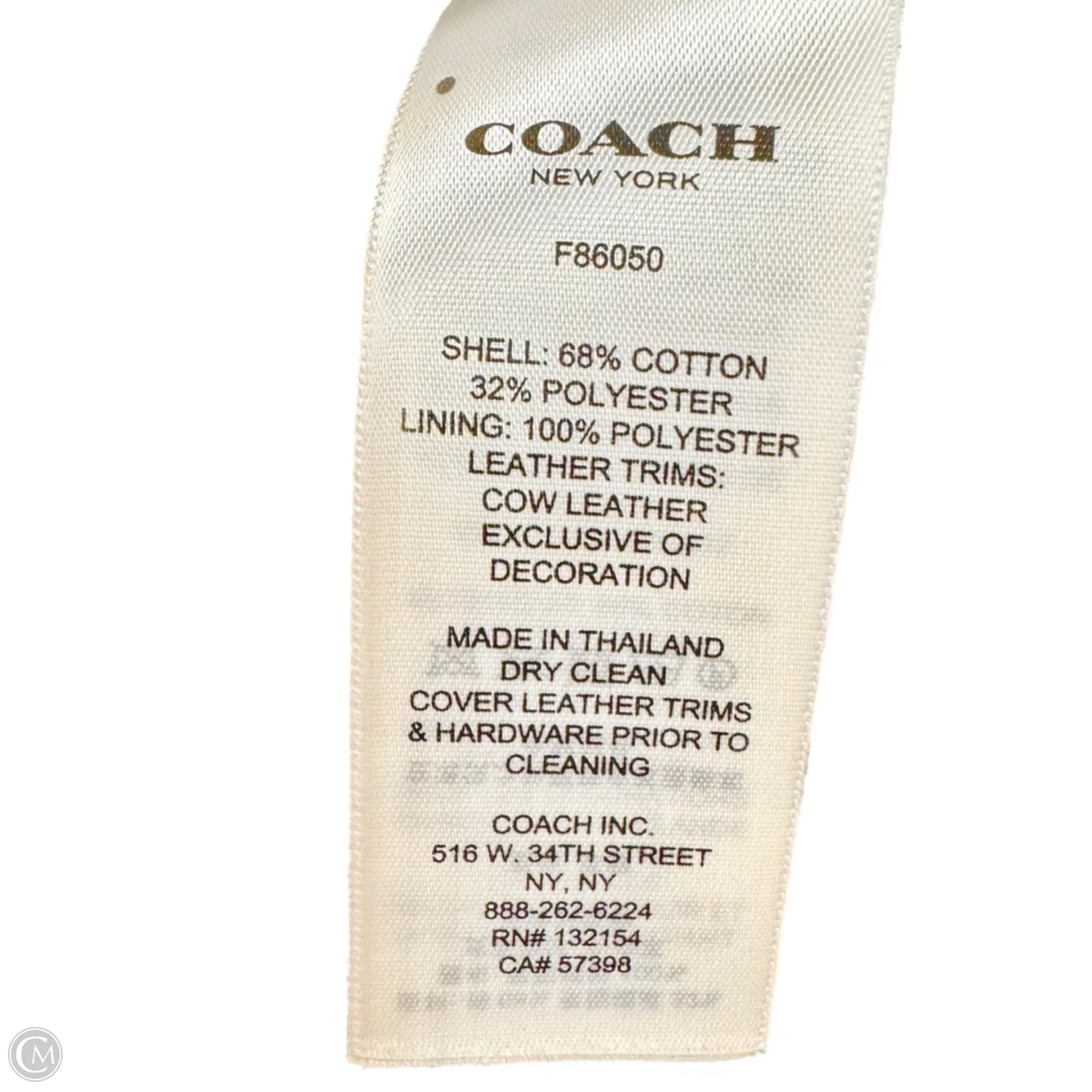 Jacket Designer By Coach In Pink, Size: S