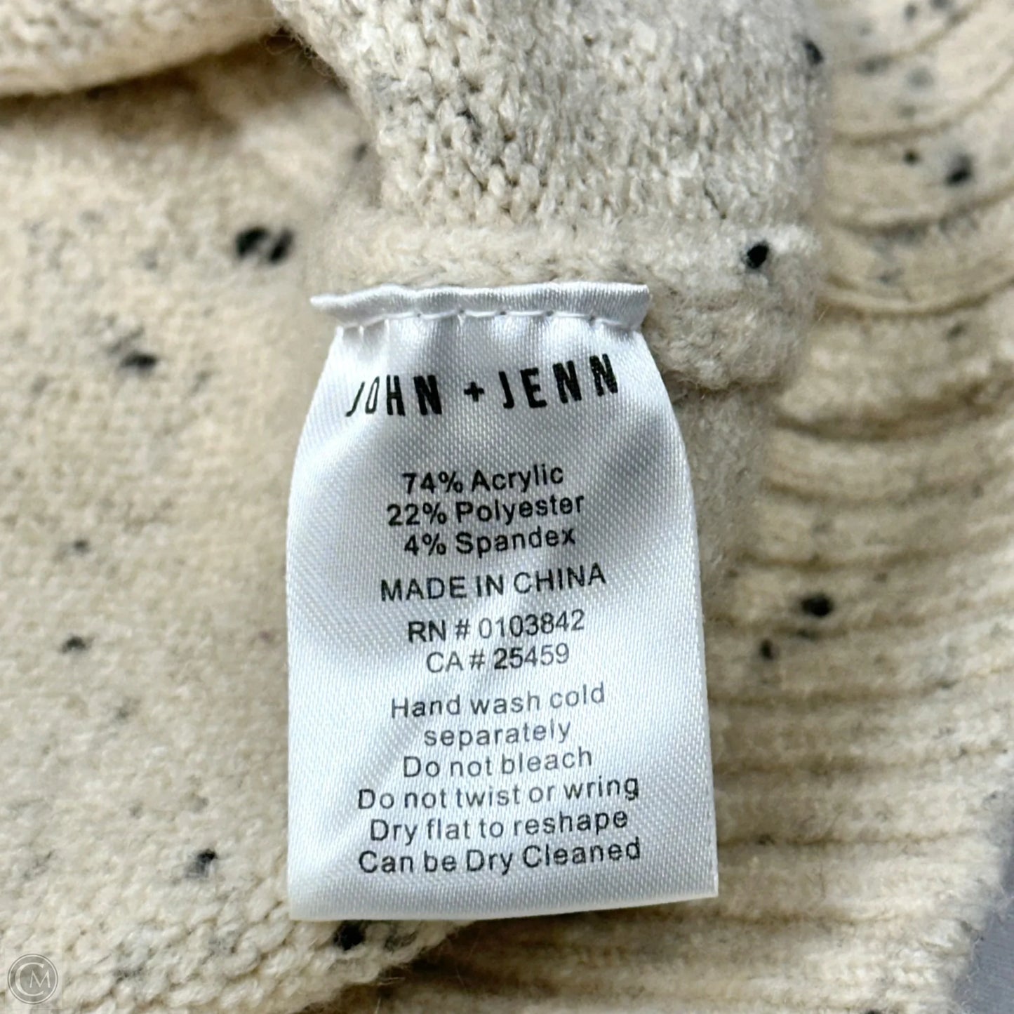 Vest Sweater By John & Jenn In Cream, Size: S