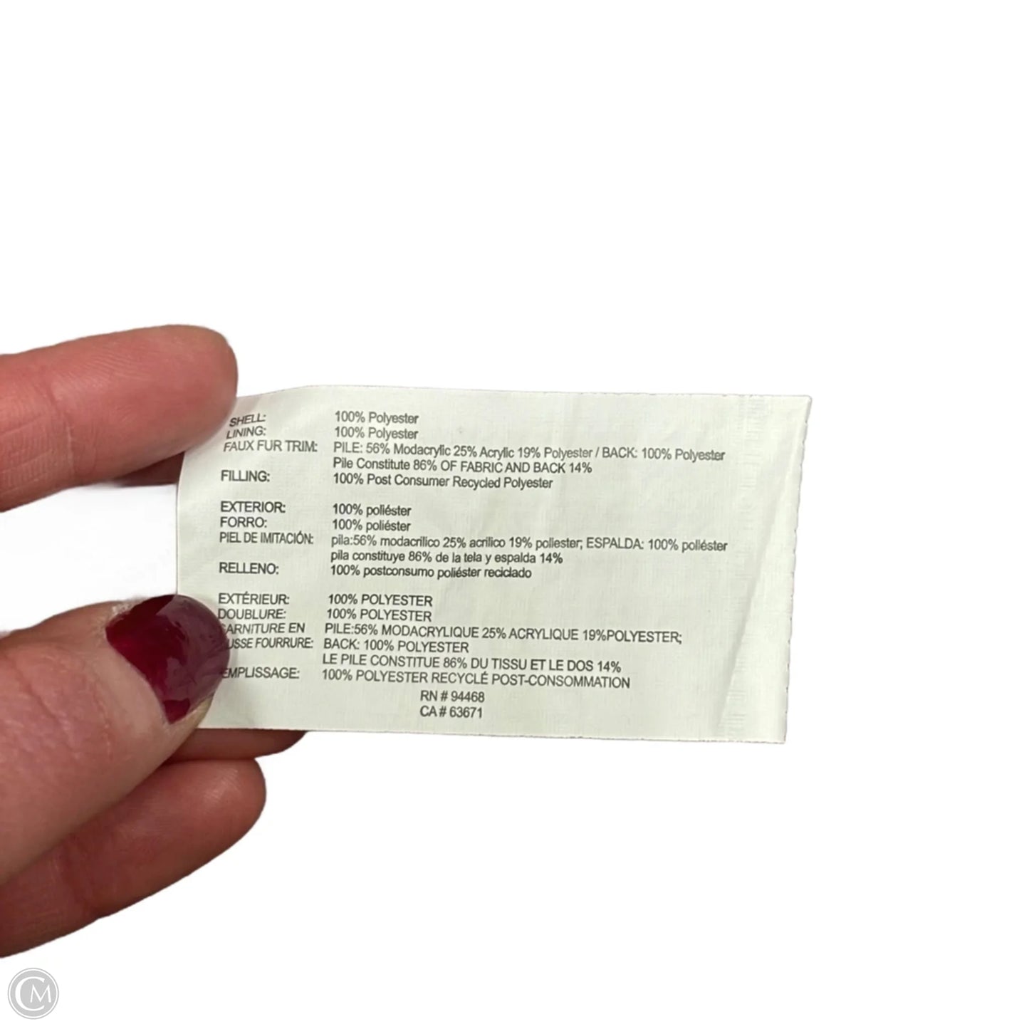 Coat Puffer & Quilted By Nautica In Pink, Size: L