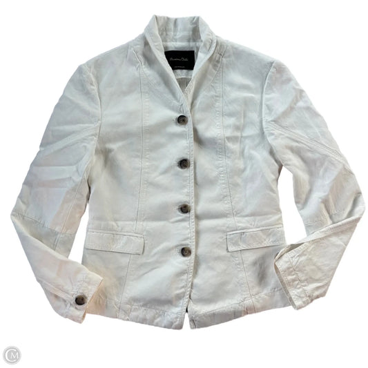 Blazer By Massimo Dutti In White, Size: S