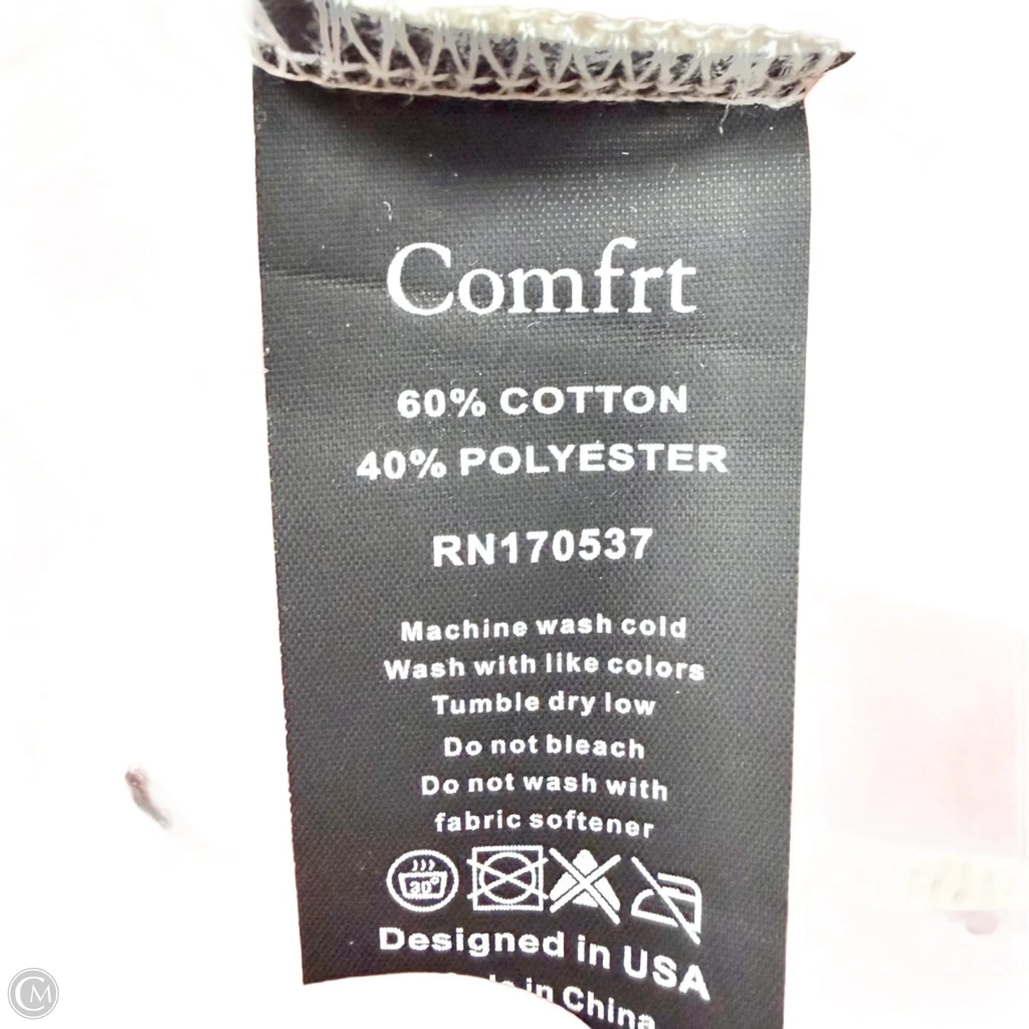 Pants Wide Leg By Comfrt In Cream, Size: L