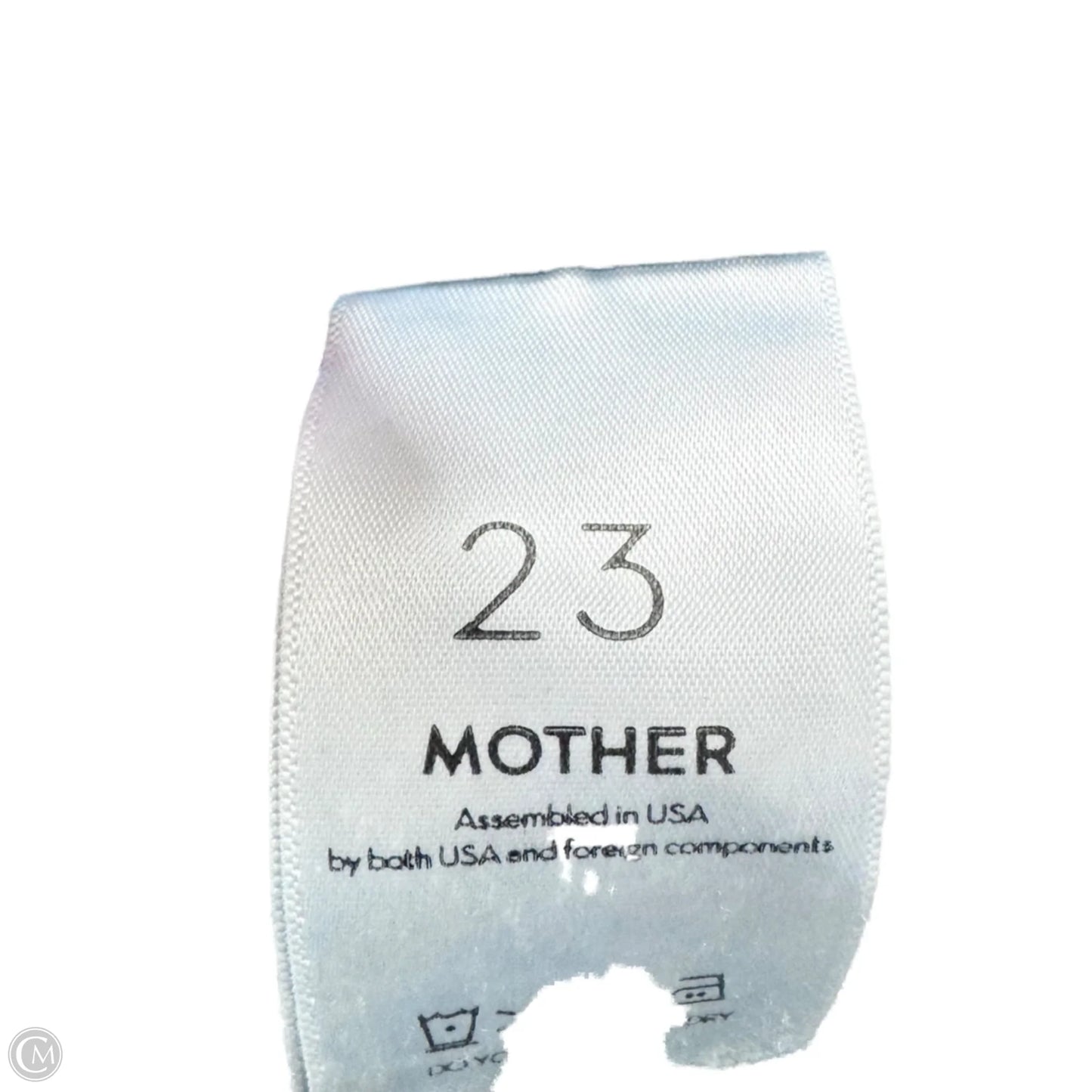Jeans Boot Cut By Mother In Blue, Size: 0