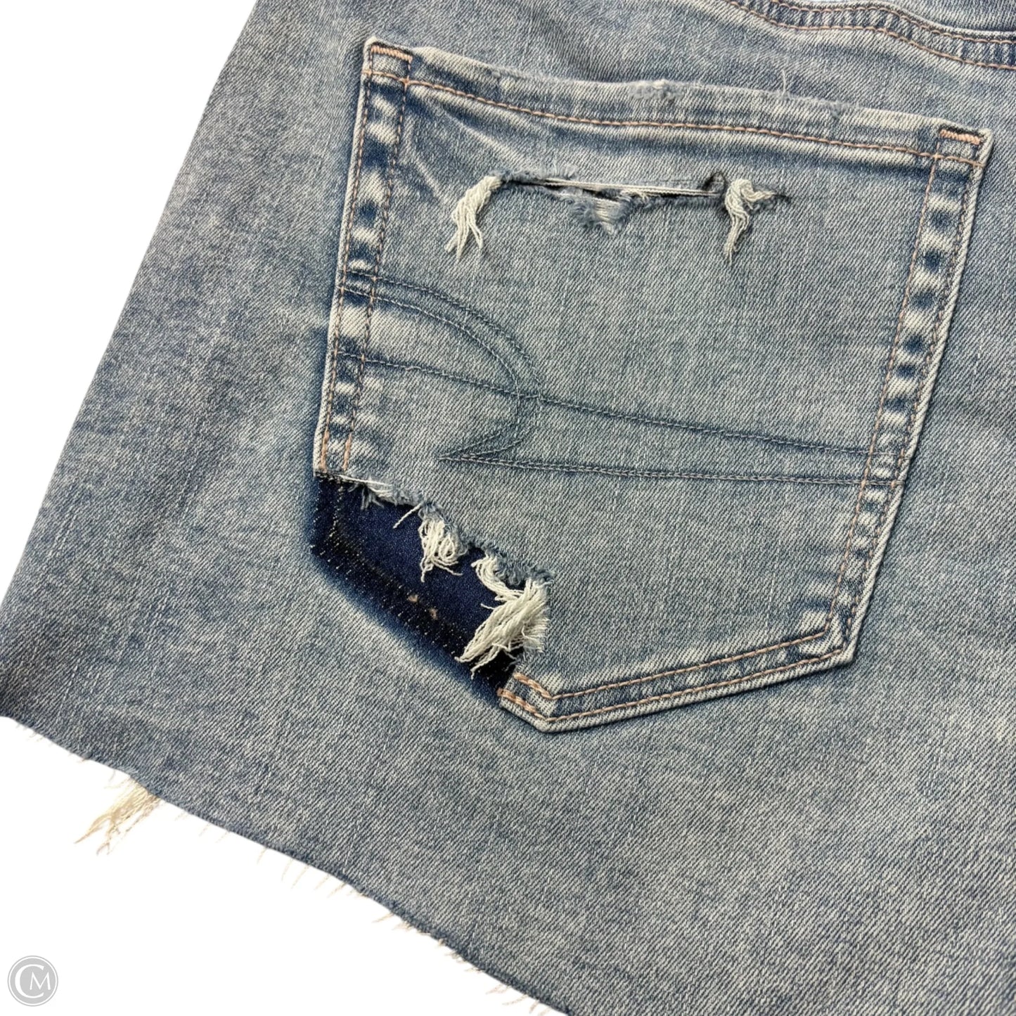 Shorts By American Eagle In Blue Denim, Size: 8