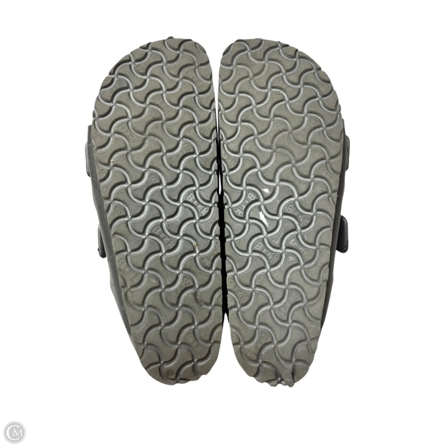 Sandals Flats By Birkenstock In Grey, Size: 9