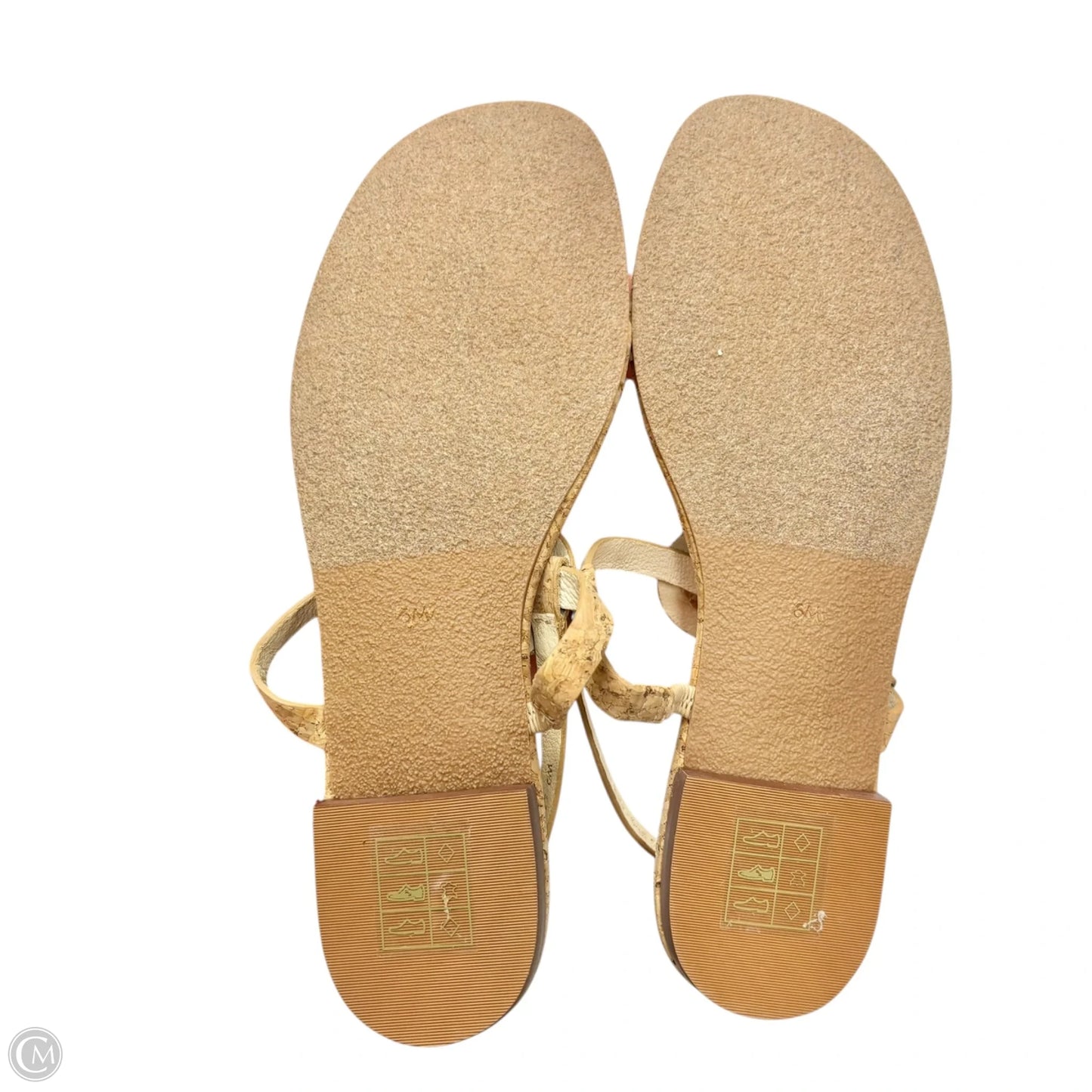 Sandals Flats By Jack Rogers In Tan, Size: 6