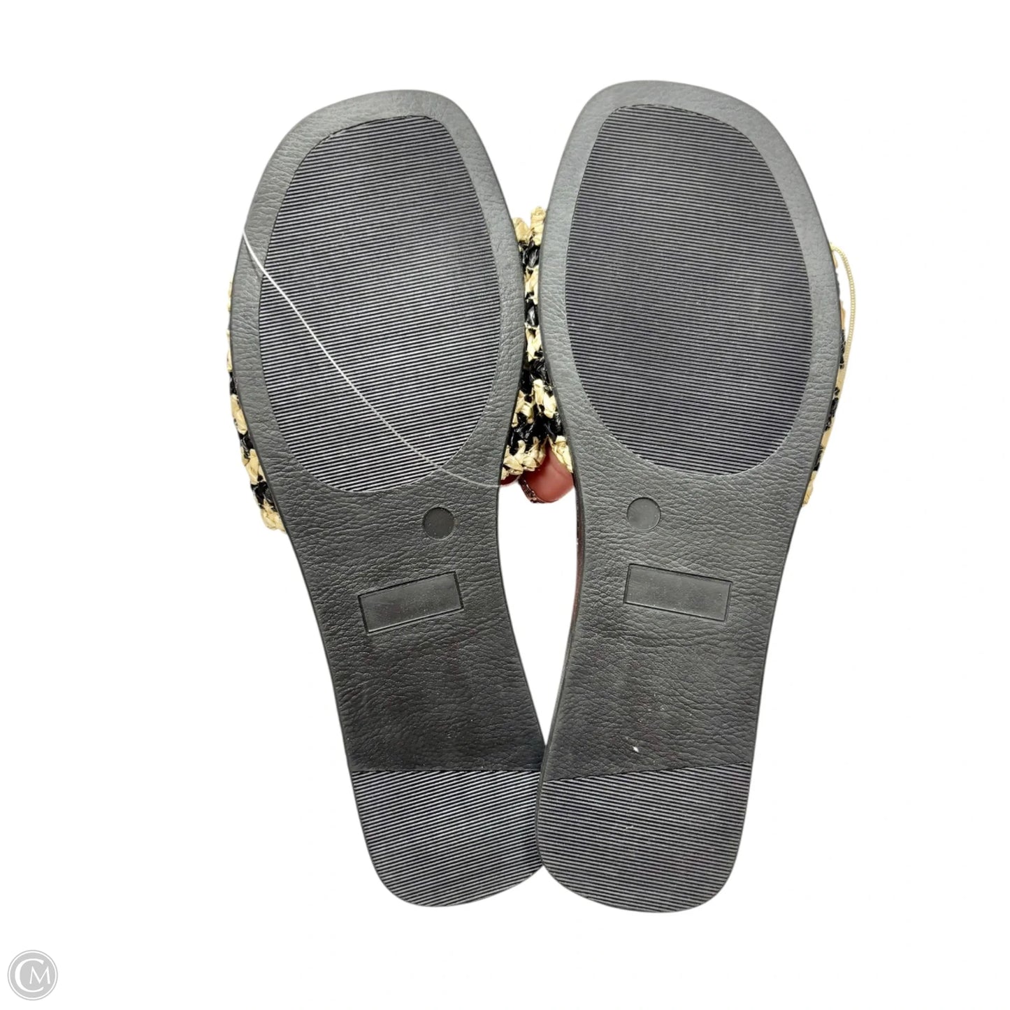 Sandals Flats By Mariella In Black & Tan, Size: 8