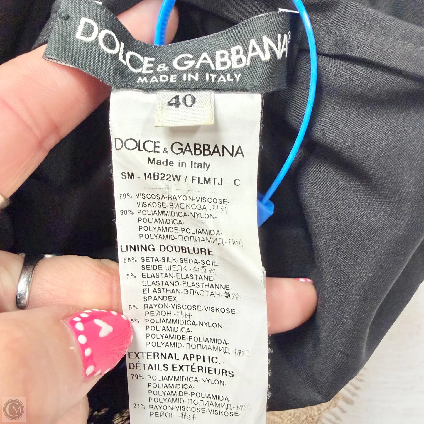 Skirt Luxury Designer By Dolce And Gabbana In Tan, Size: M