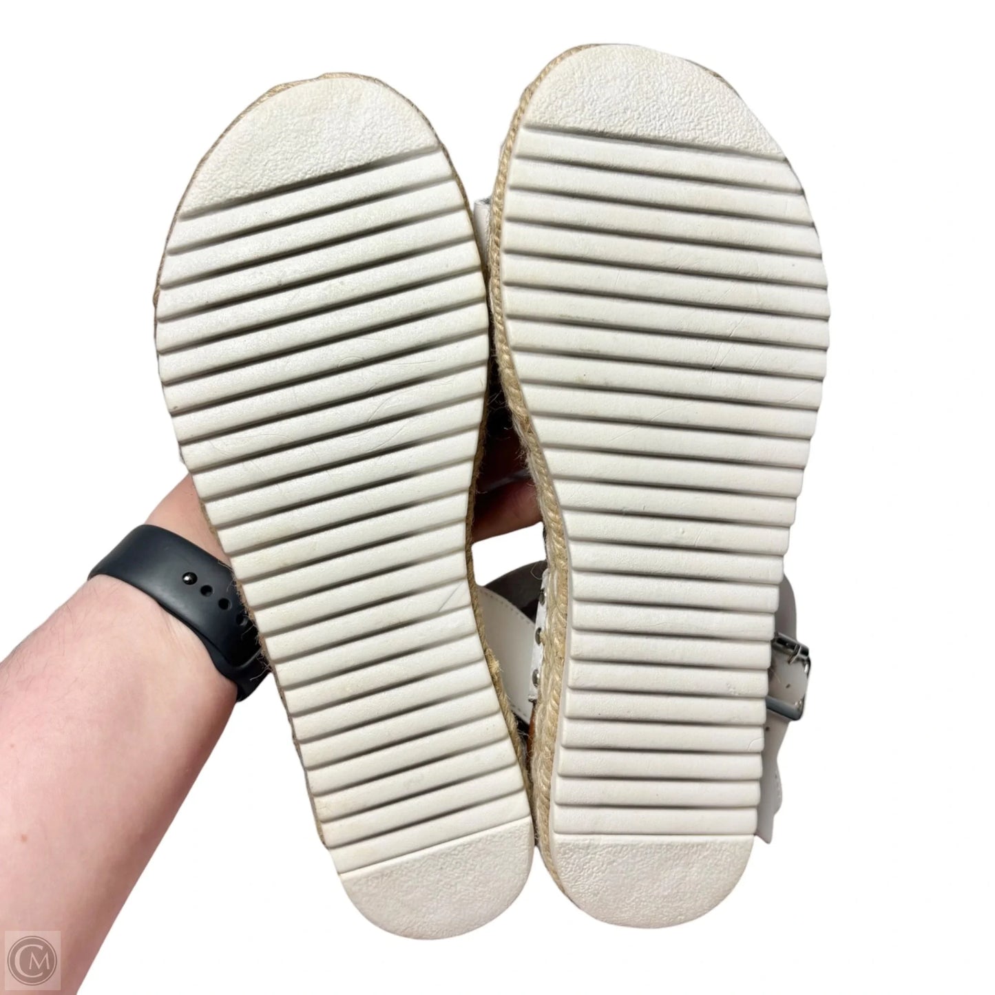 Sandals Flats By Cushionaire In White, Size: 6.5
