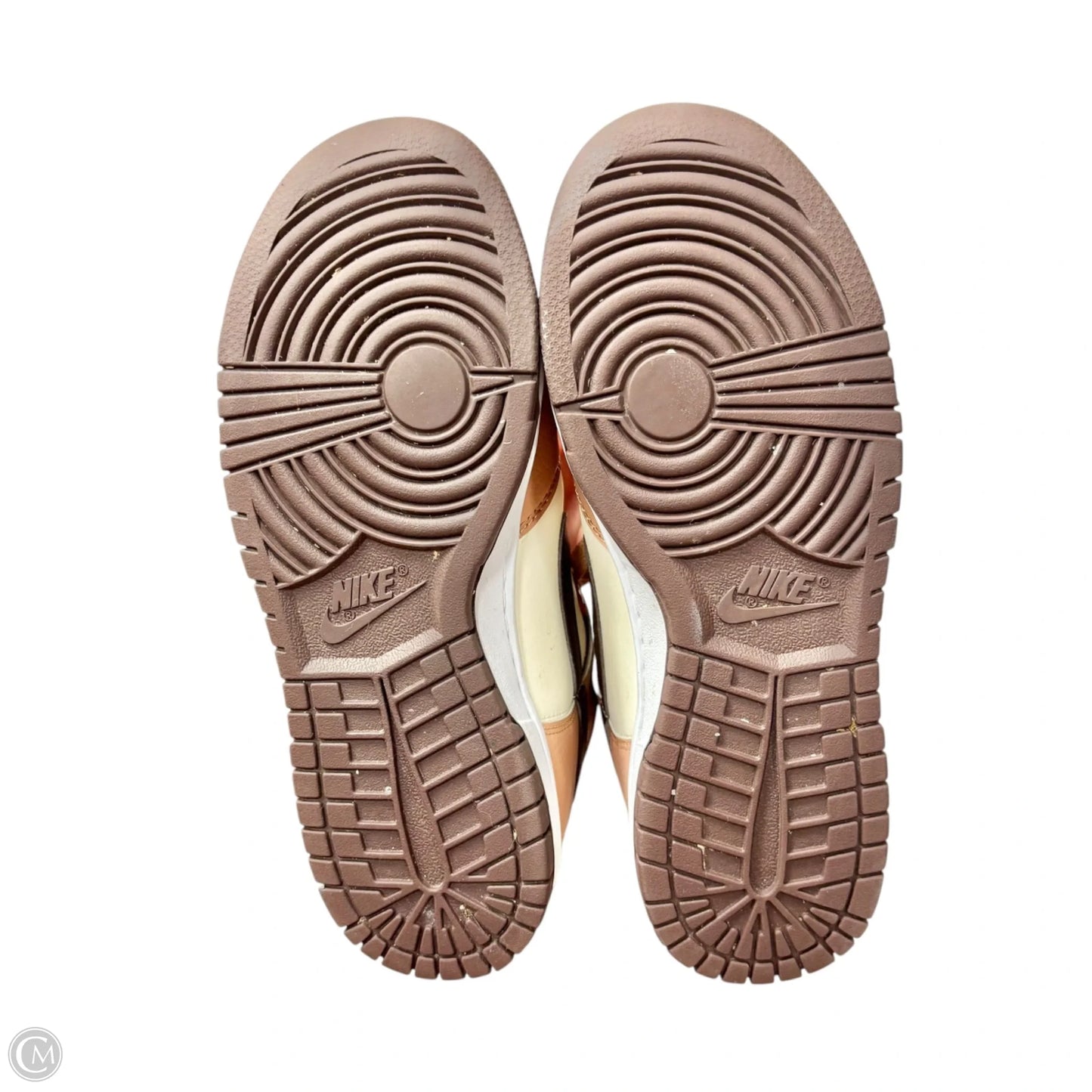 Shoes Sneakers By Nike In Brown & Cream, Size: 7