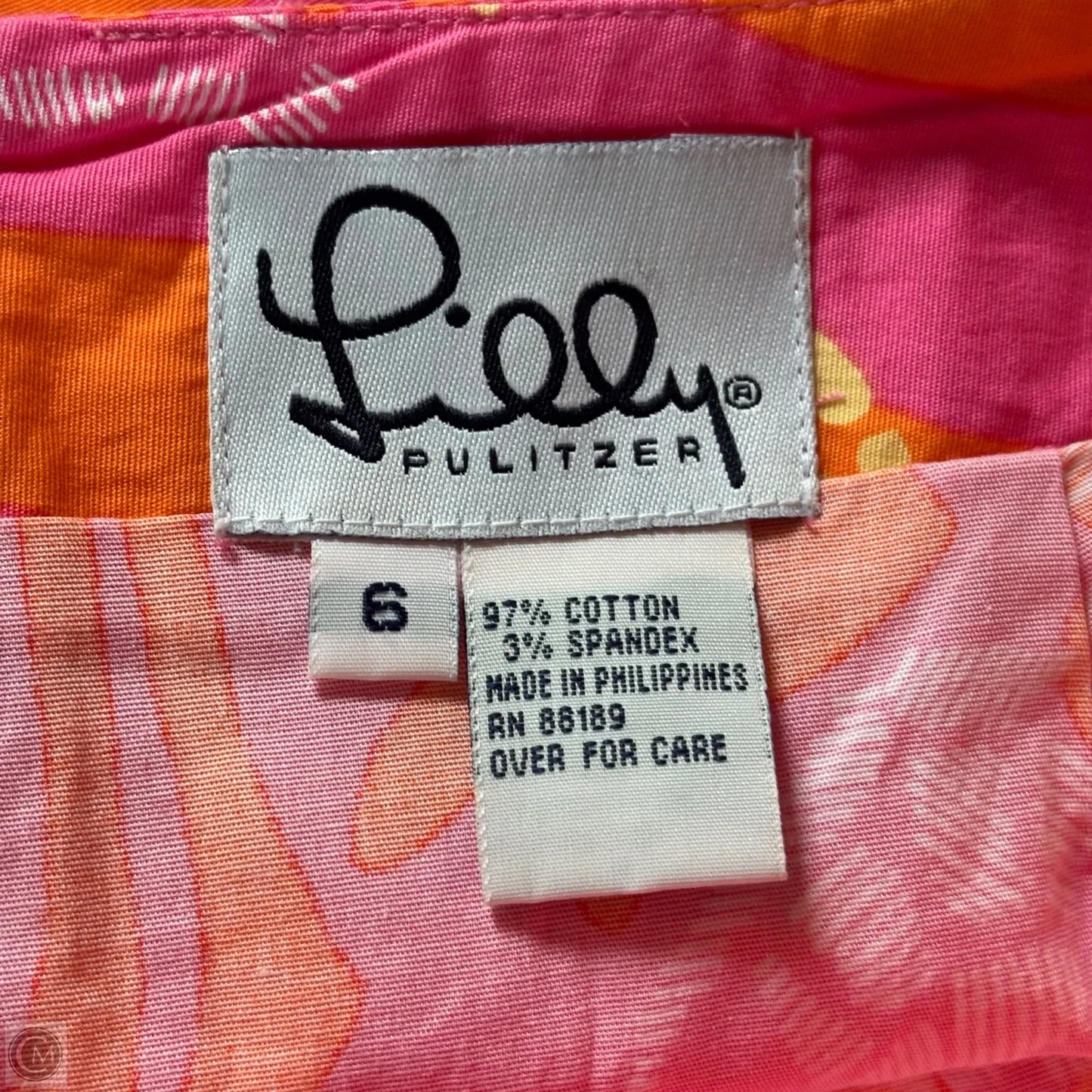 Skirt Designer By Lilly Pulitzer In Pink & Yellow, Size: S