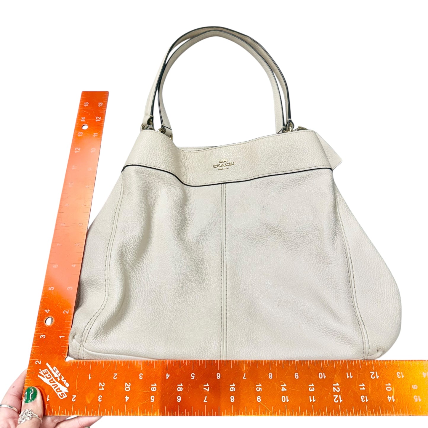 Handbag Designer By Coach, Size: Medium