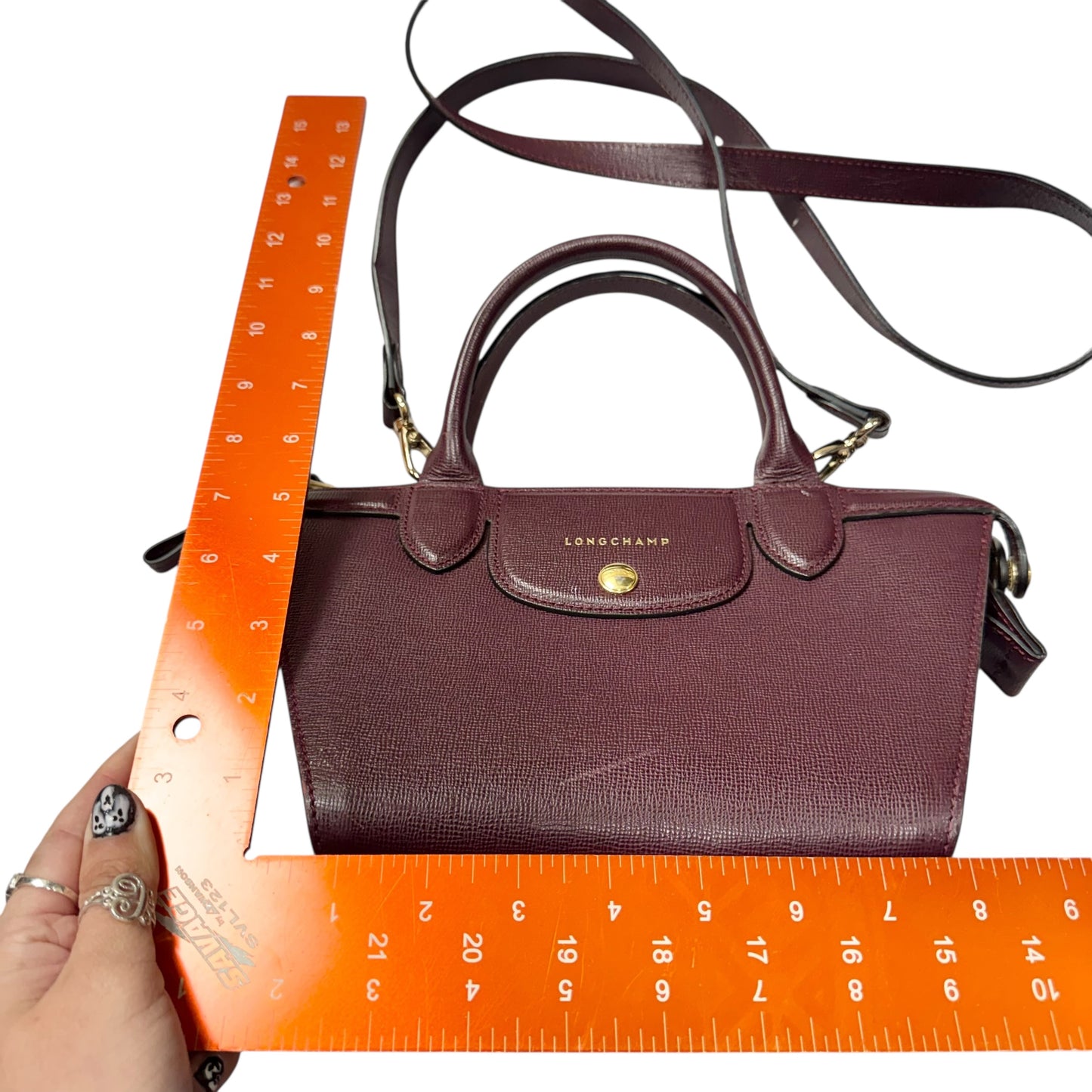Crossbody Designer By Longchamp, Size: Medium
