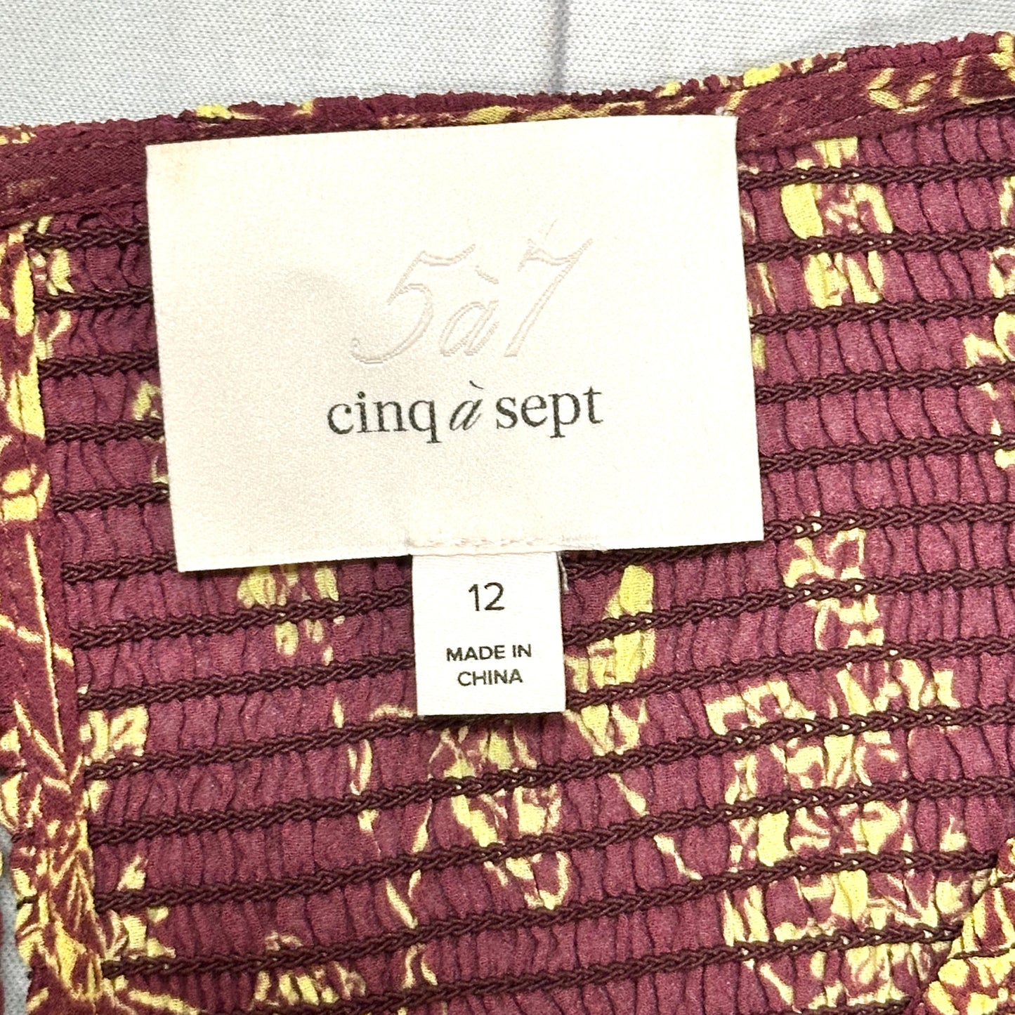 Dress Casual Midi By Cinq à Sept In Floral Print, Size: L