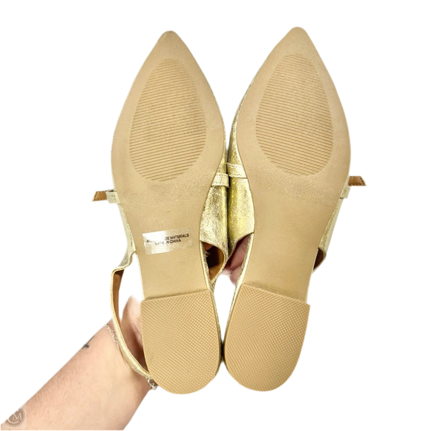 Shoes Flats By Dolce Vita In Gold, Size: 8