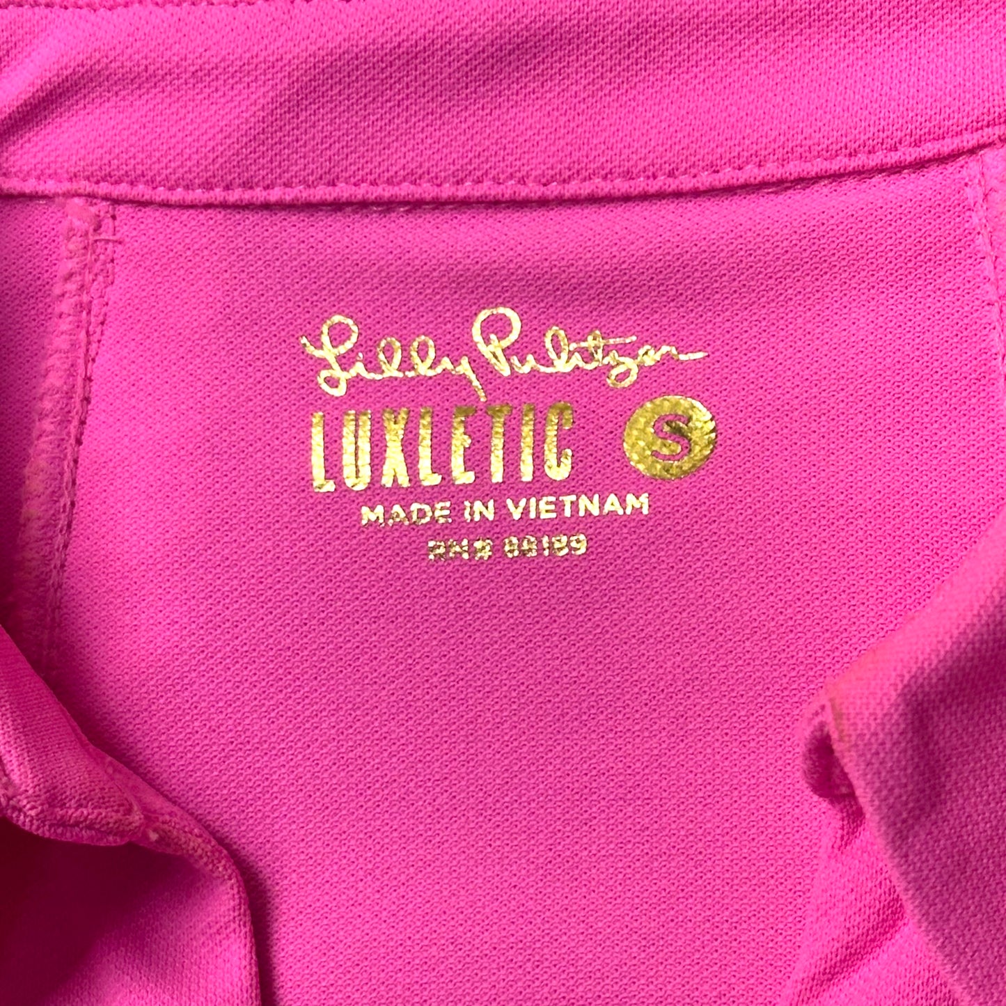 Top Long Sleeve Designer By Lilly Pulitzer In Pink, Size: S