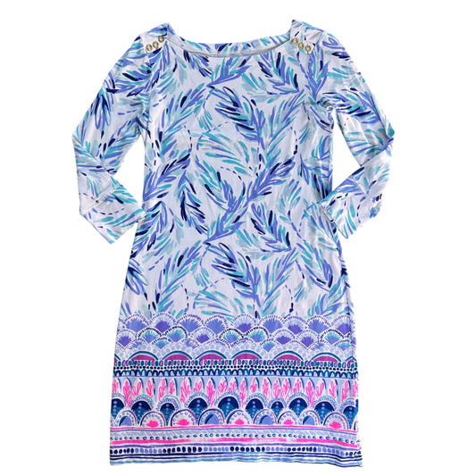 Dress Designer By Lilly Pulitzer In Blue & White, Size: Xs