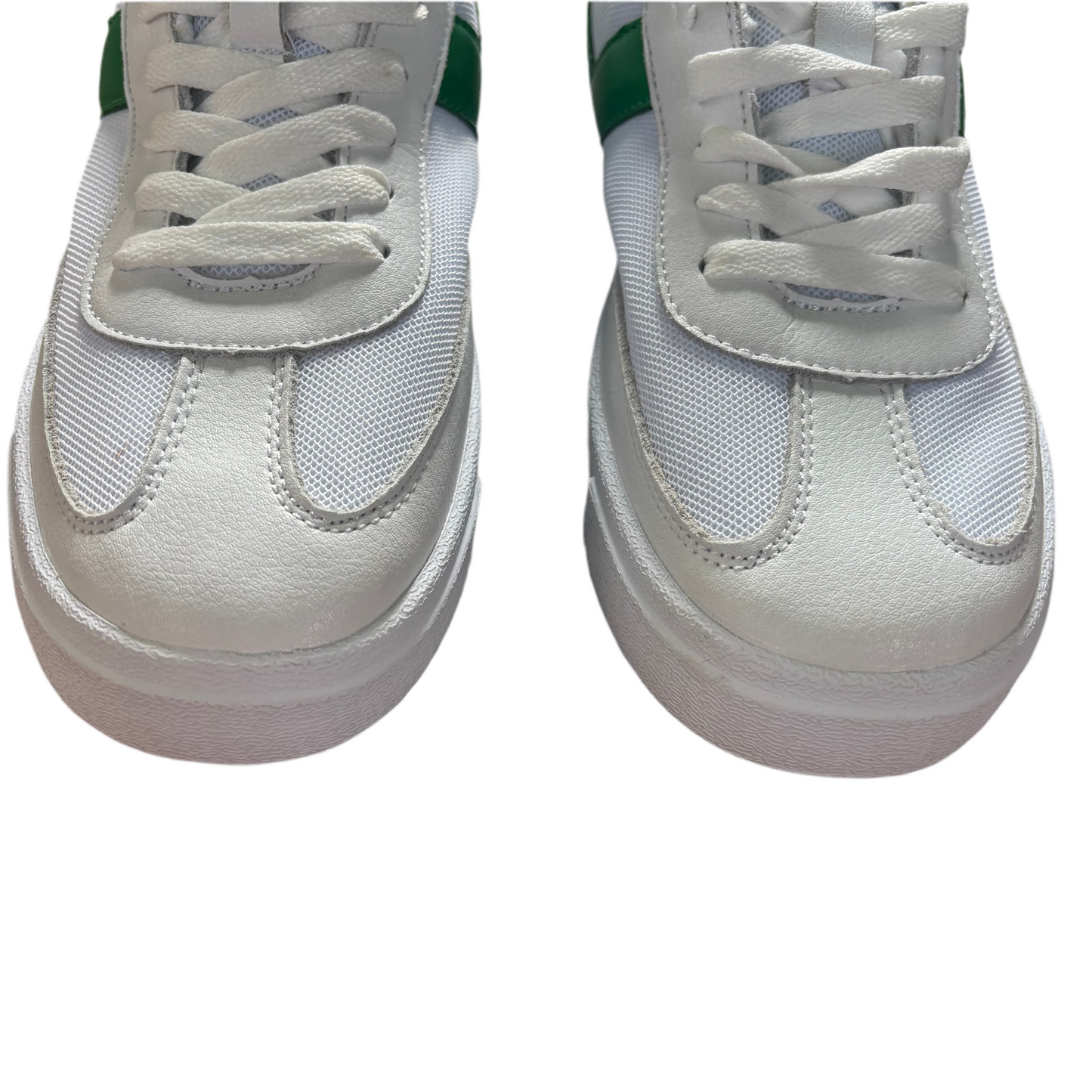 Shoes Sneakers By Pony In Green & White, Size: 7