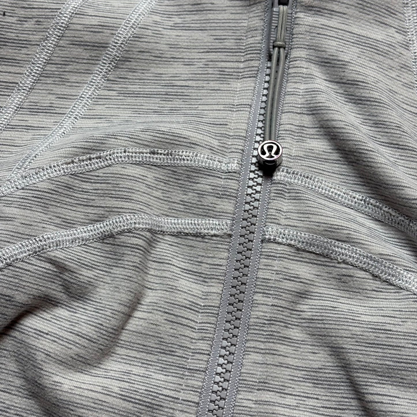 Athletic Jacket By Lululemon In Grey, Size: S
