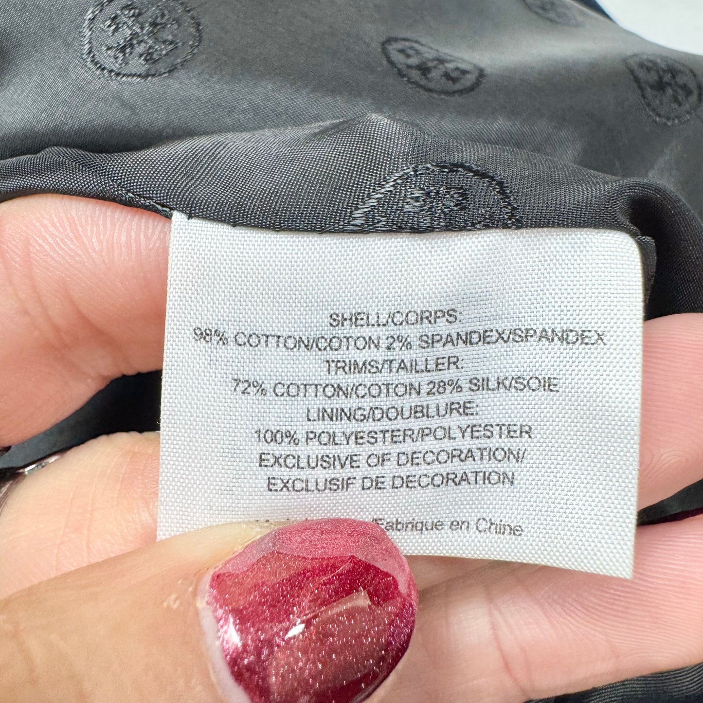 Blazer Designer by Tory Burch In Navy, Size: M