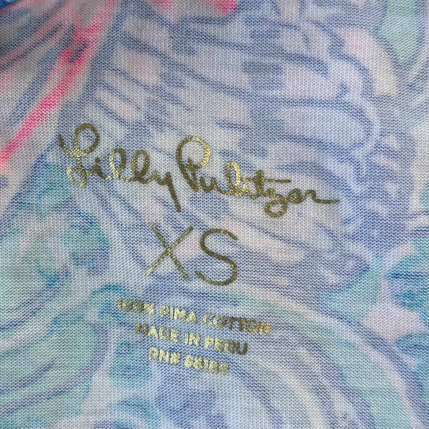 Dress Designer By Lilly Pulitzer In Blue & Pink, Size: Xs