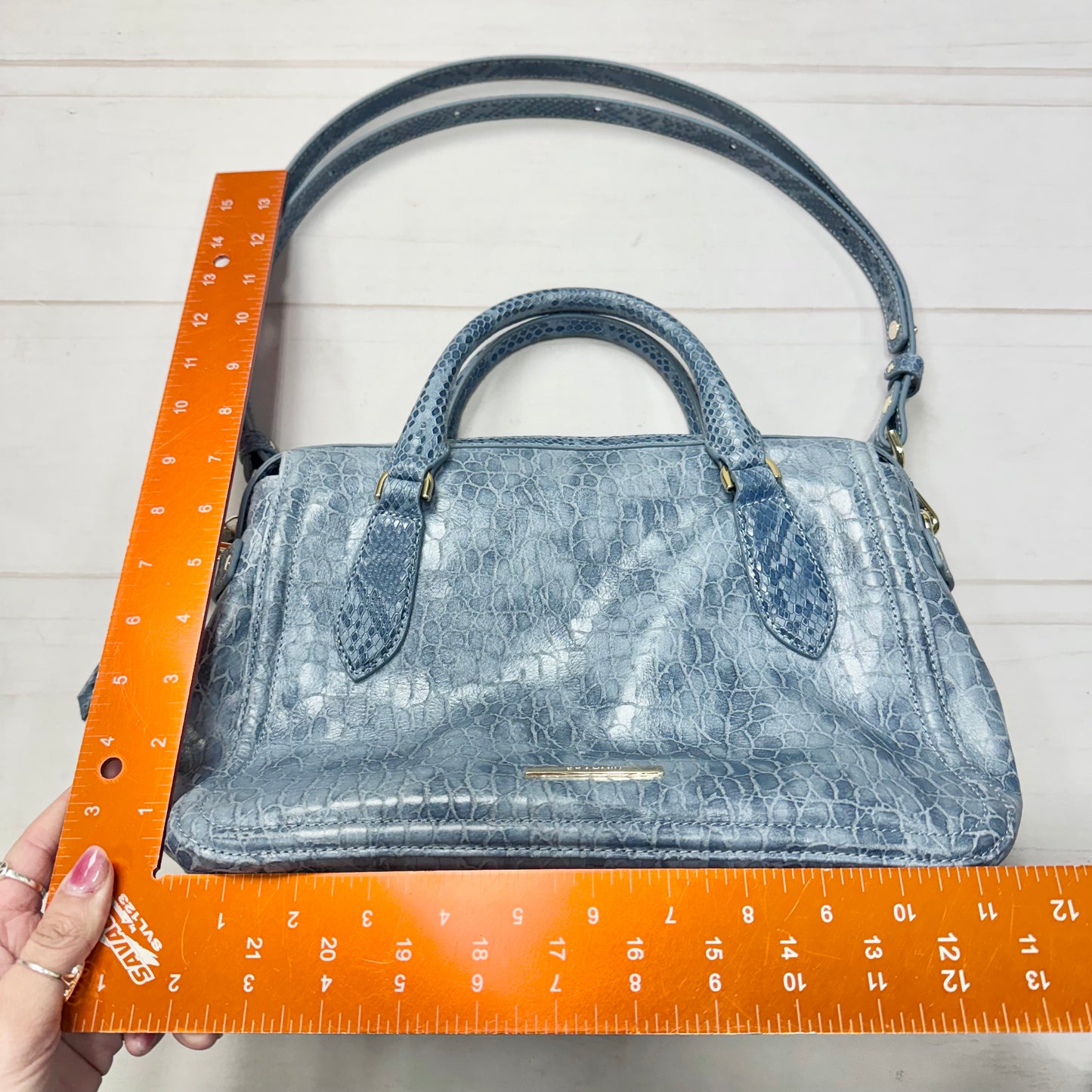 Handbag Designer By Brahmin, Size: Medium