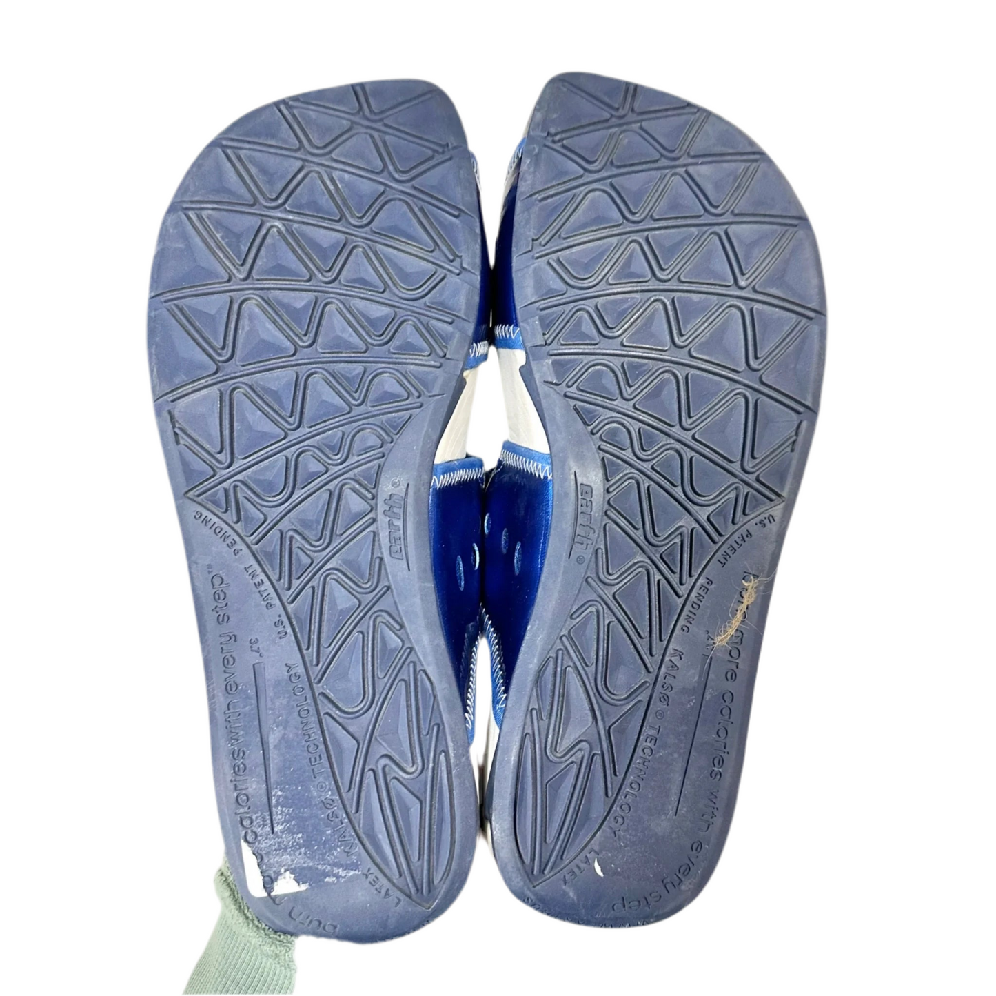 Sandals Flats By Earth In Blue, Size: 9