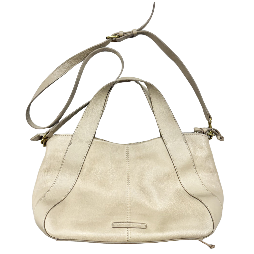 Crossbody Leather By Lucky Brand Size: Medium