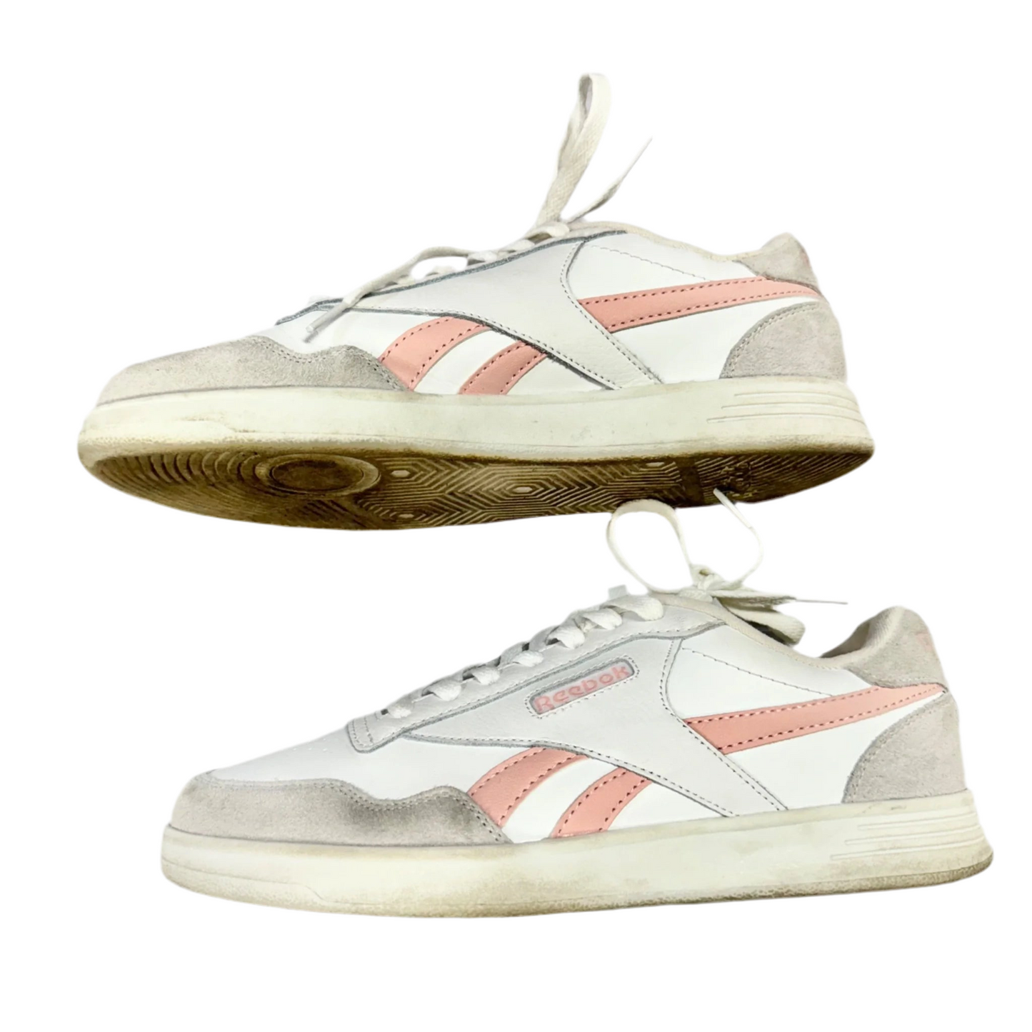Shoes Athletic By Reebok In Pink & White, Size: 8