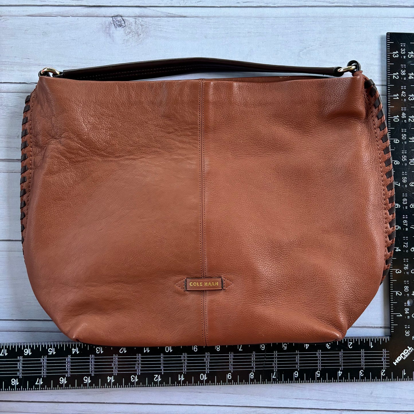 Handbag Leather By Cole-haan, Size: Large