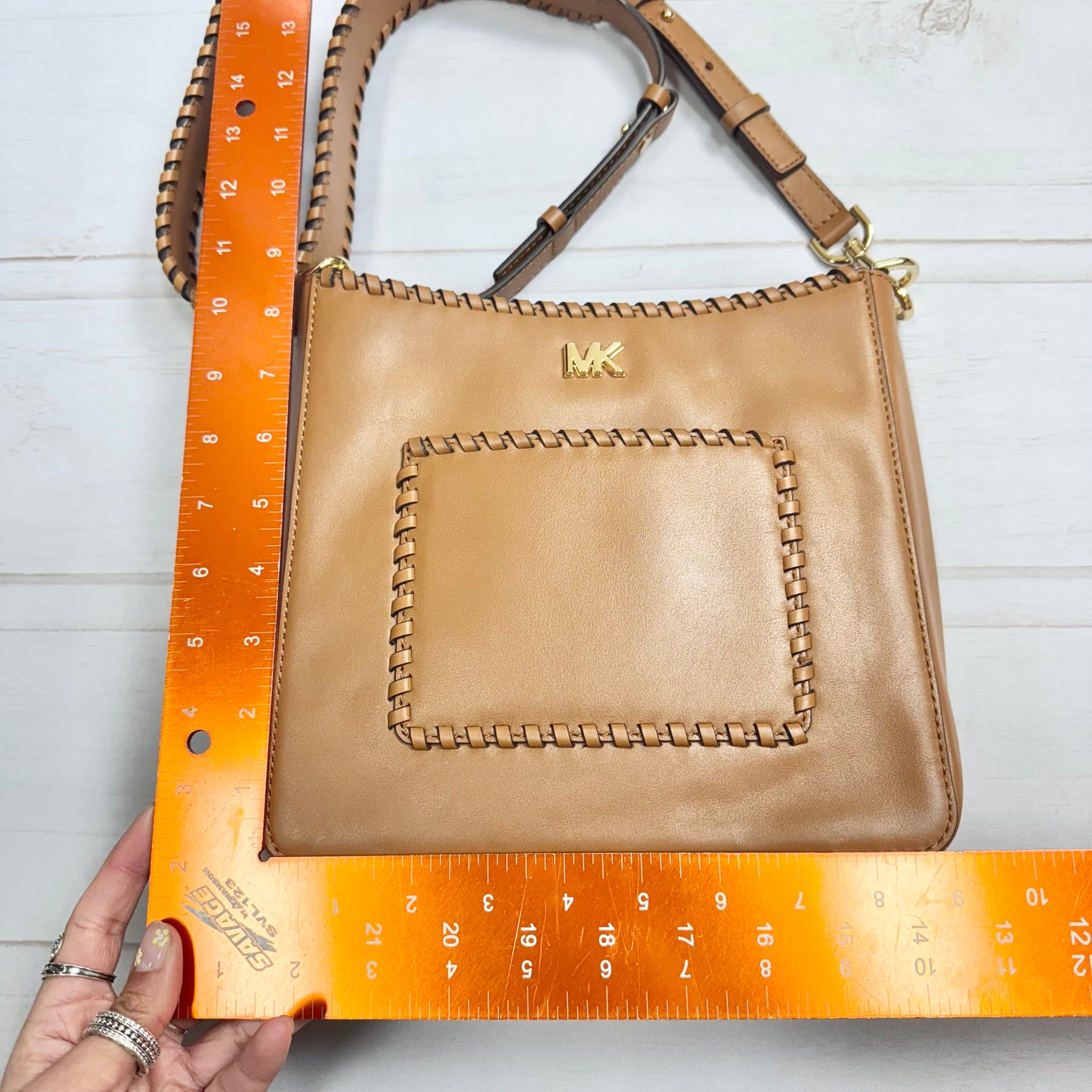 Crossbody Designer By Michael Kors, Size: Medium