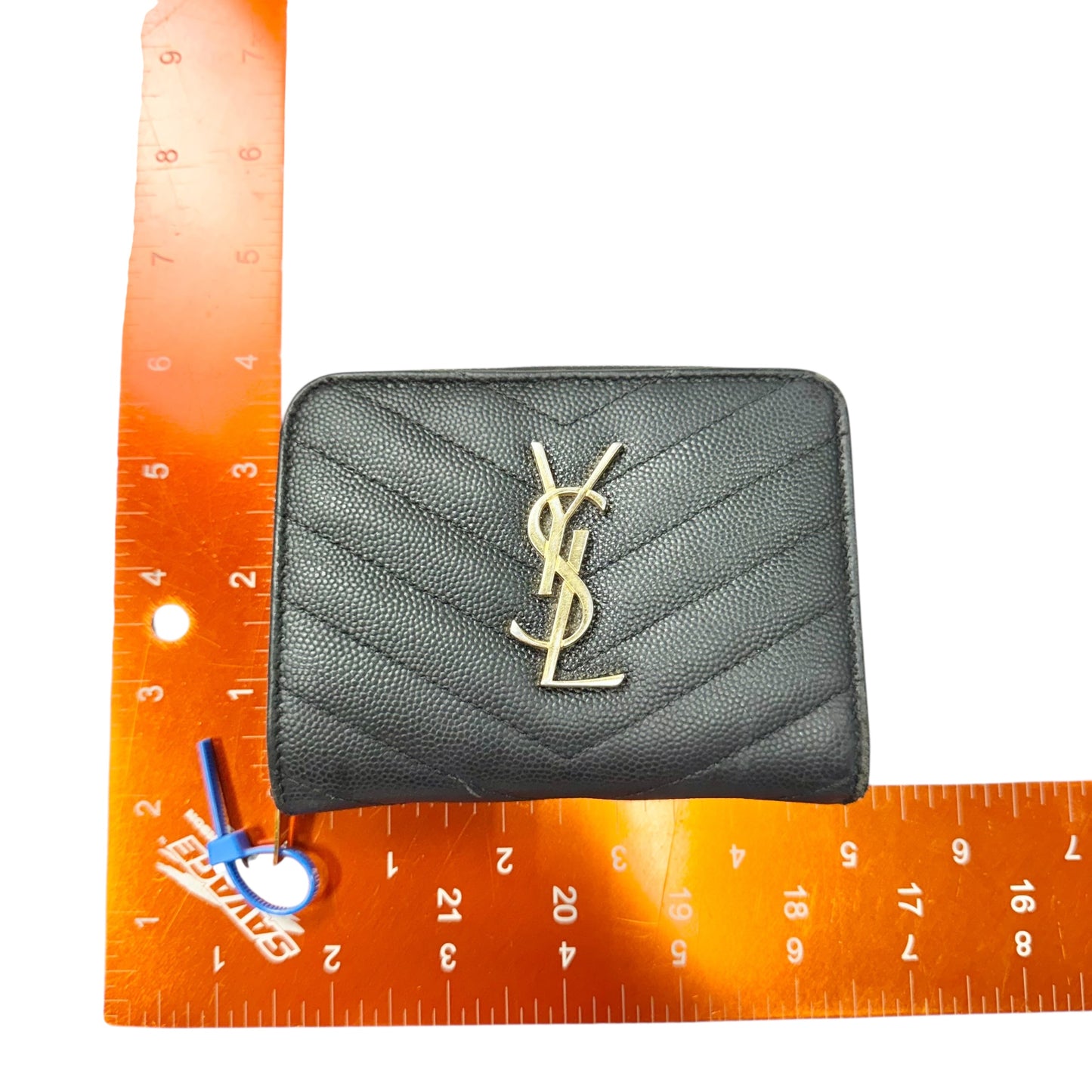 Wallet Luxury Designer By Yves Saint Laurent, Size: Small