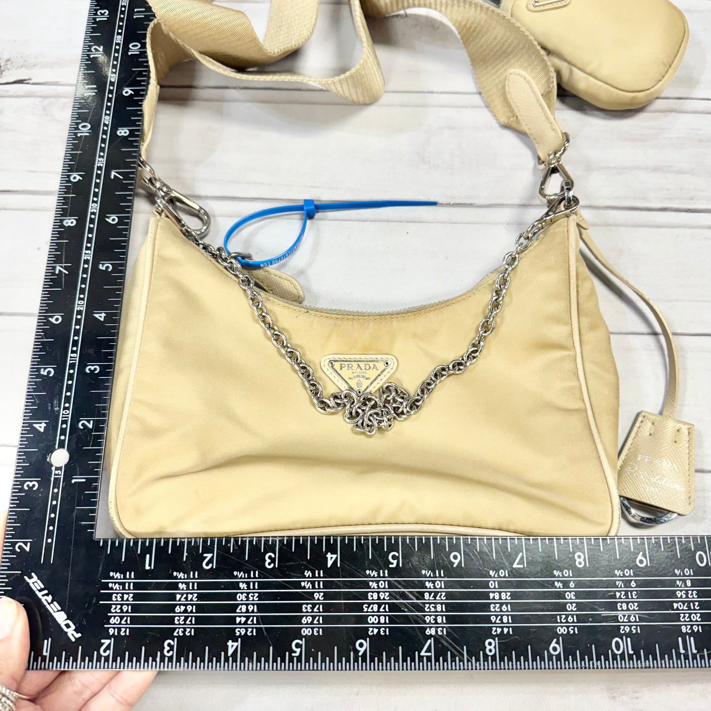 Crossbody Luxury Designer By Prada, Size: Small