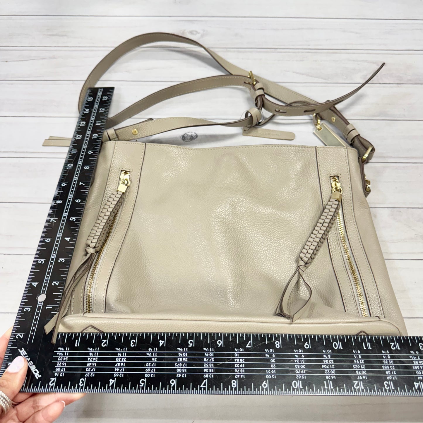Crossbody Leather By Lodis, Size: Medium