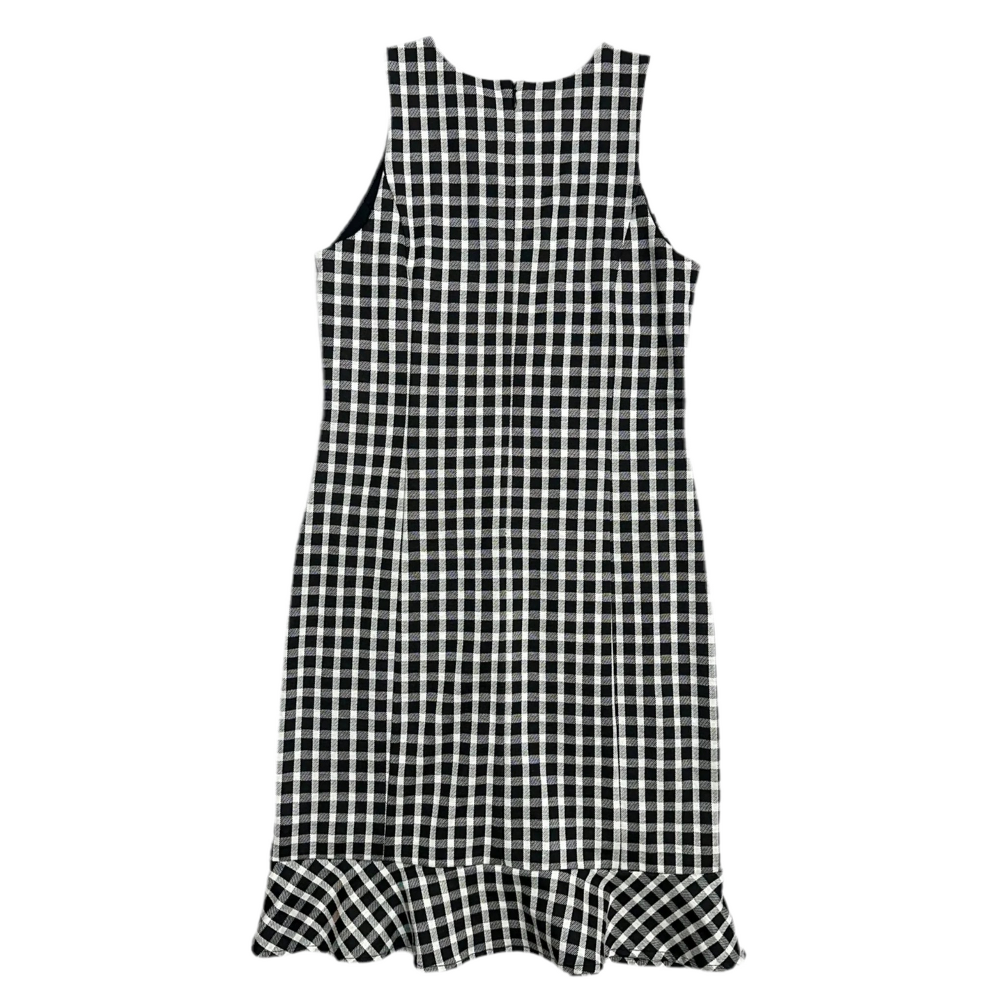 Dress Casual Midi By Ann Taylor In Black & White, Size: S