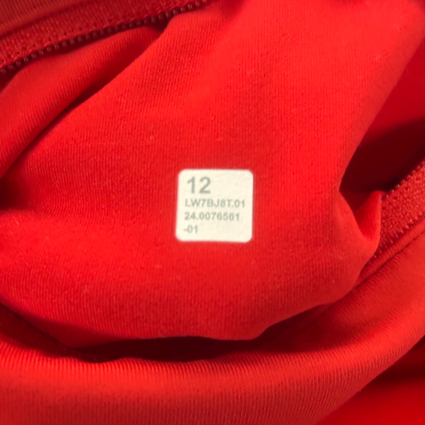 Athletic Shorts By Lululemon In Red, Size: L