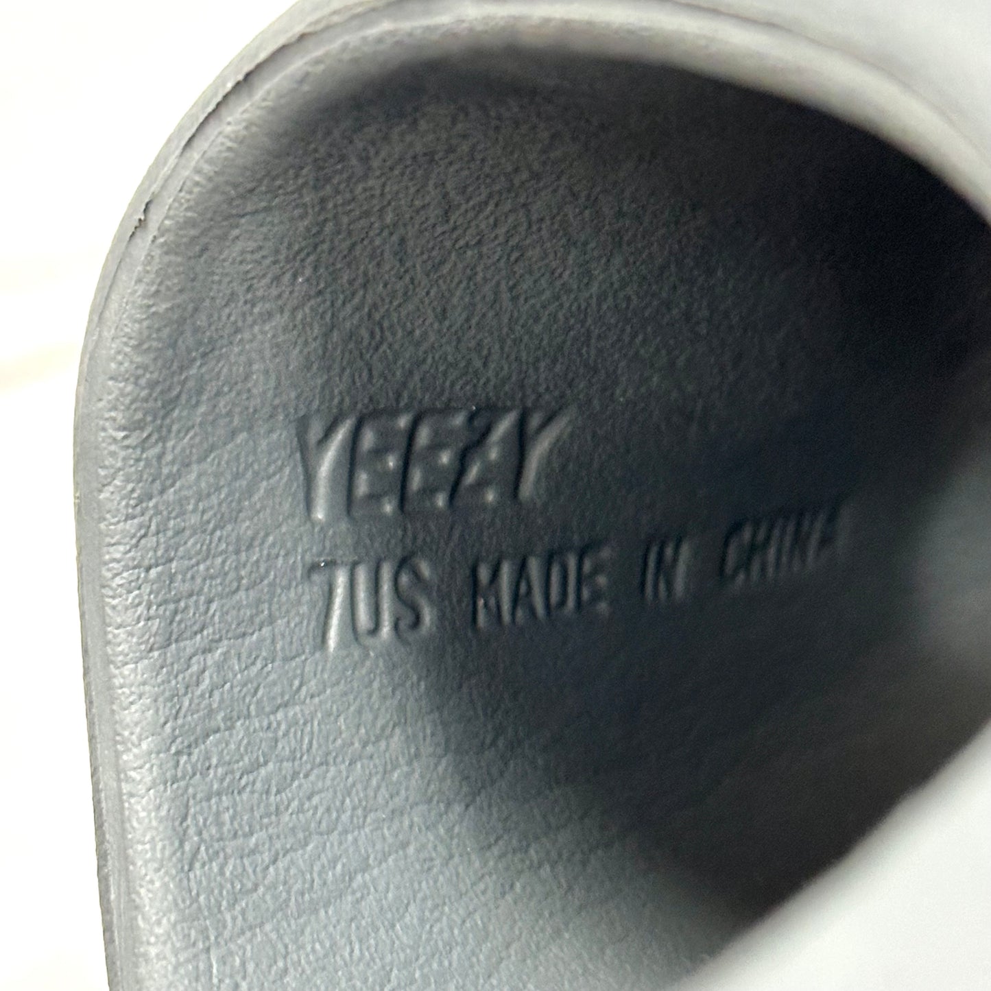 Sandals Luxury Designer By Yeezy In Grey, Size: 7