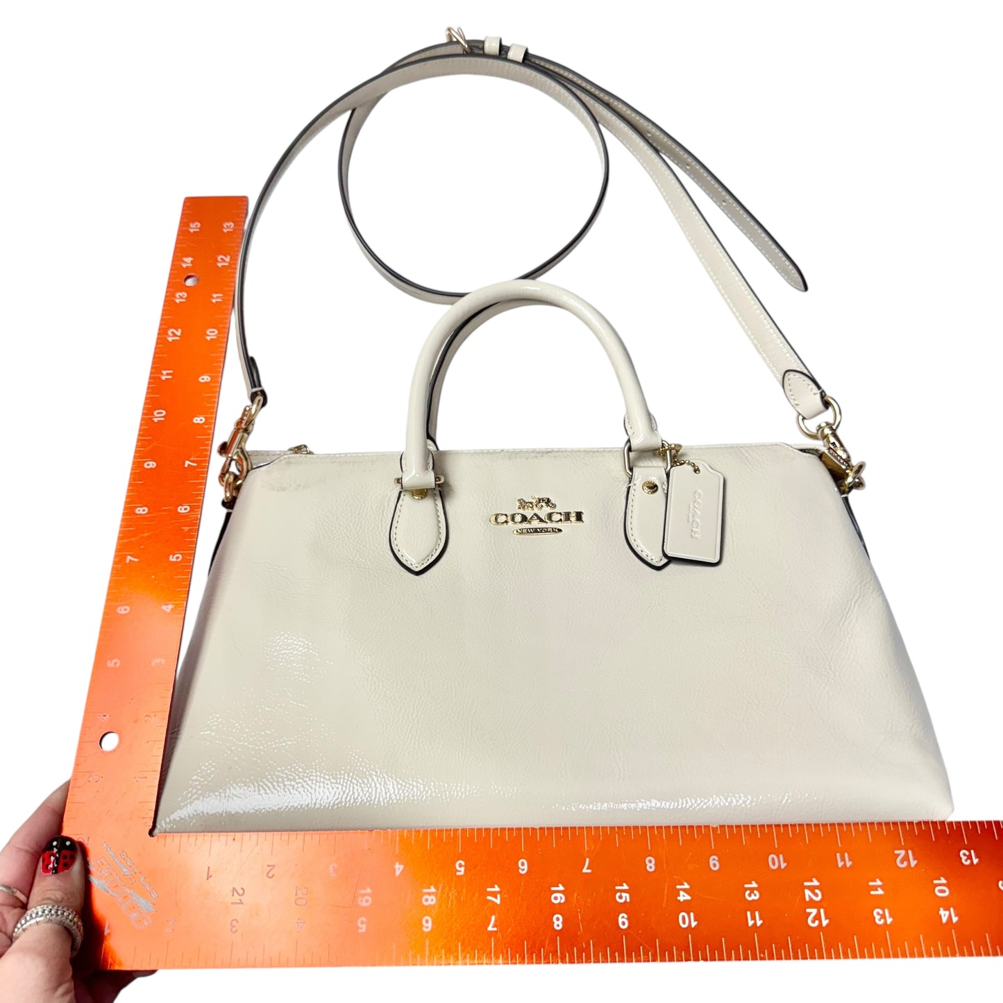 Handbag Designer By Coach, Size: Medium