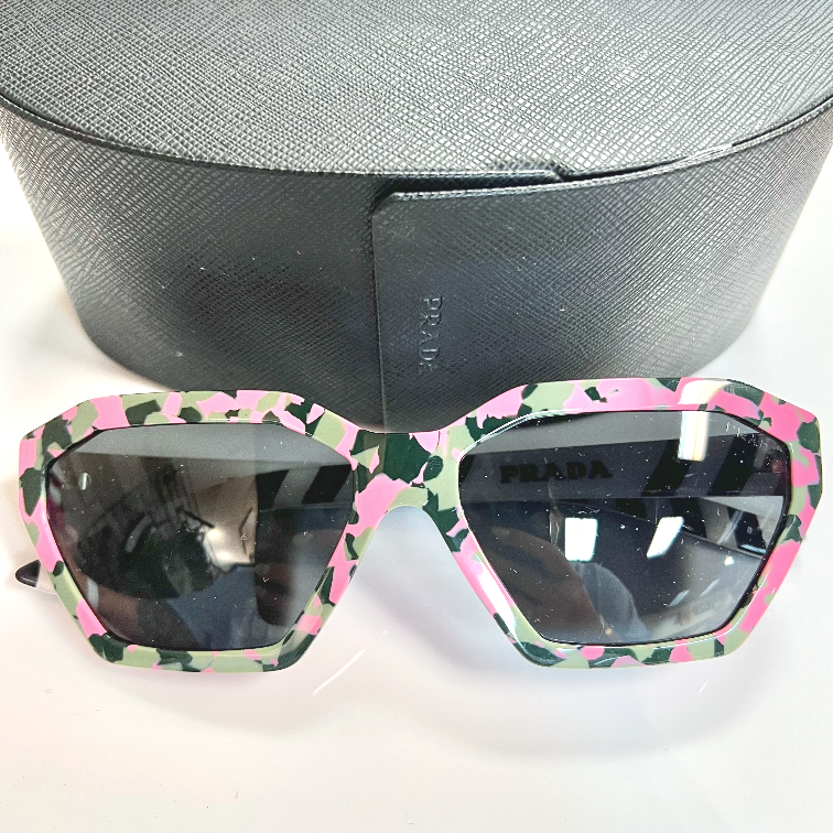 Prada irregular online 57mm sunglasses