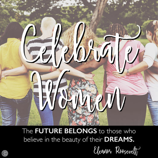 Women walking arm in arm forward together