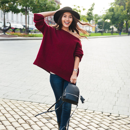 Woman in cute Fall Styles