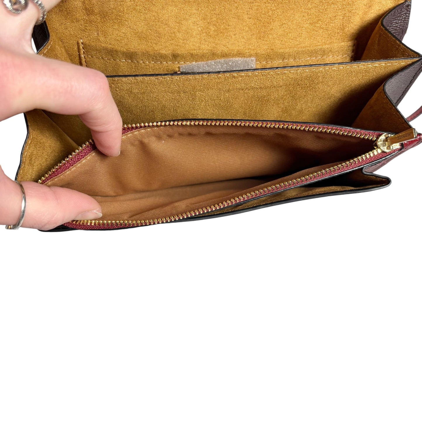 Crossbody Designer By Coach, Size: Medium