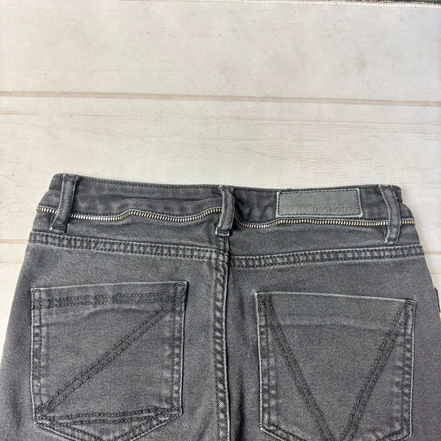 Jeans Skinny By Zadig And Voltaire In Black, Size: 2