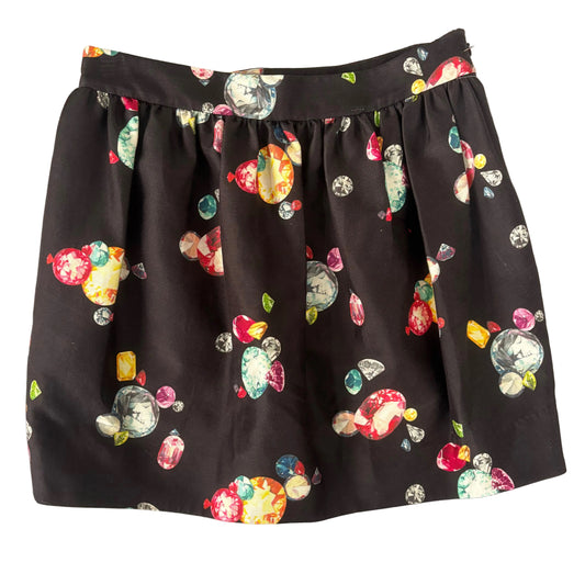Skirt Designer By Kate Spade In Black & Orange, Size: 6