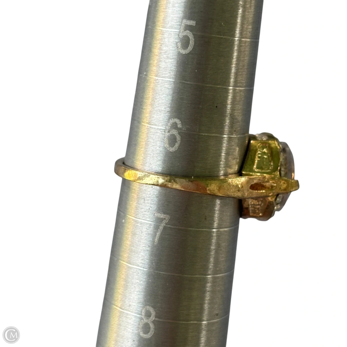 Ring Statement Gold , Size: 6.5