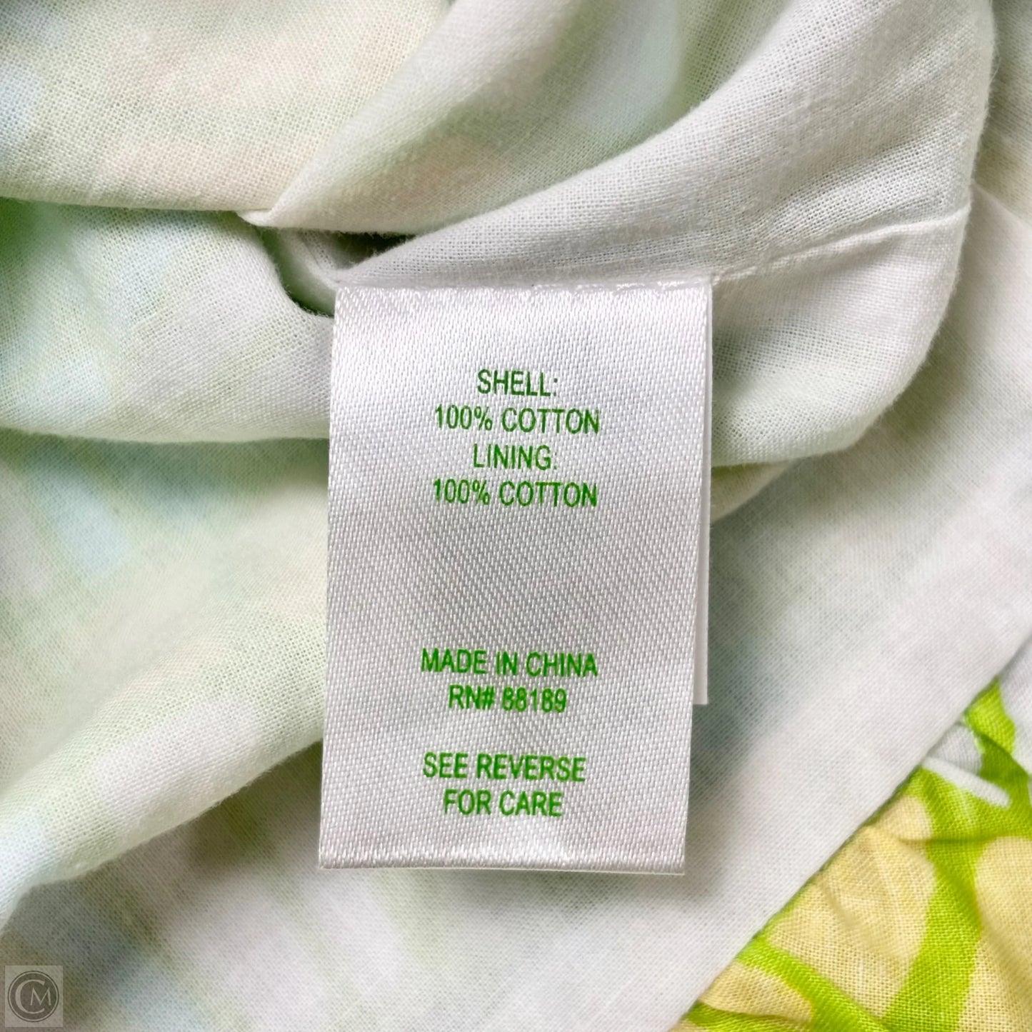 Dress Designer By Lilly Pulitzer In Green & Yellow, Size: Xs