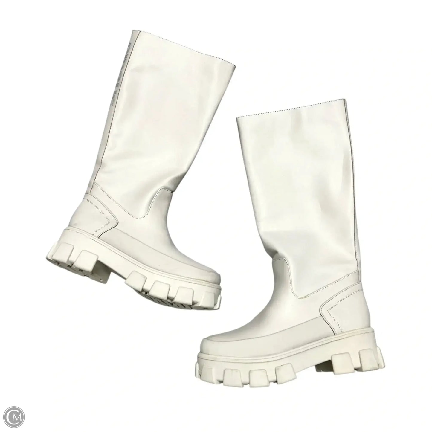 Boots Knee Heels By Circus By Sam Edelman In Beige, Size: 9.5