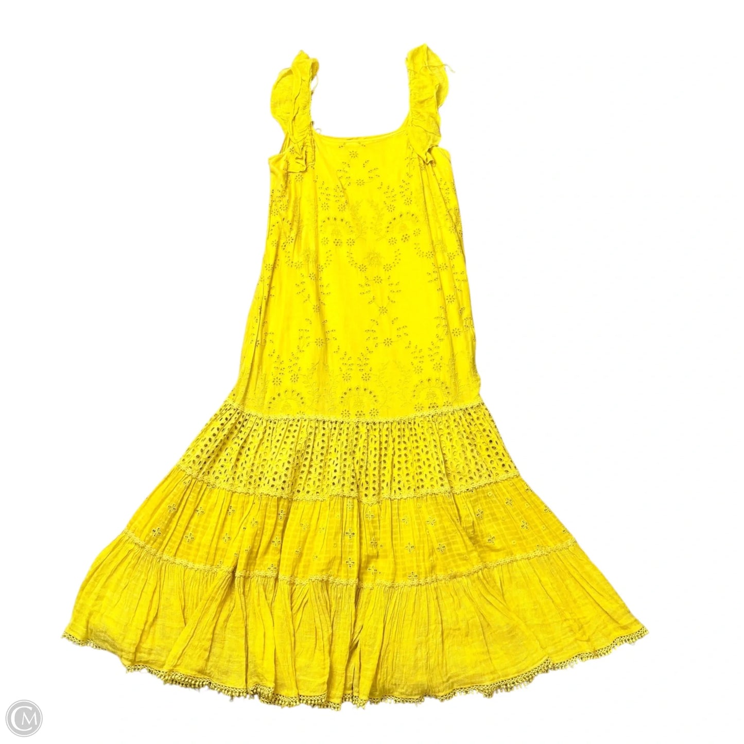 Dress Casual Maxi By Payal Jain In Yellow, Size: S