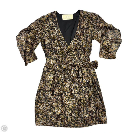 Dress Designer By Rebecca Minkoff In Black Floral, Size: Xs